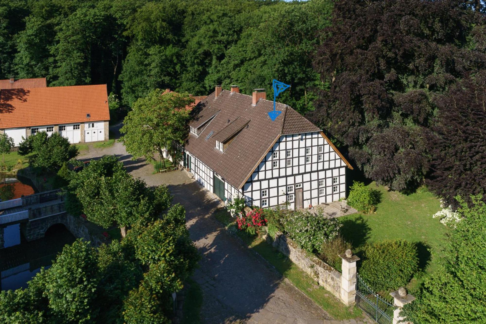 Ferienhaus Am Wasserschloss Haus Marck Tecklenburg Buitenkant foto